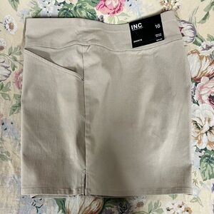 INC Beige Skort